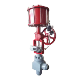 angle type control valves